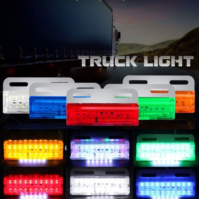 Lampu Samping Bak Truck 24 Volt Dan 12 Volt Sein Nyala Runing 26 LED