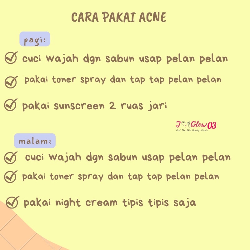 J GLOW SKINCARE JERAWAT/JGLOW ACNE / PAKET EXTRA ACNE / PERAWATAN WAJAH JERAWAT