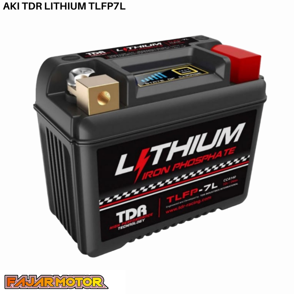 Aki Motor TDR Lithium Iron Phosphate (LiFePO4) Battery TLFP 4L 7L 9R 14R 12V