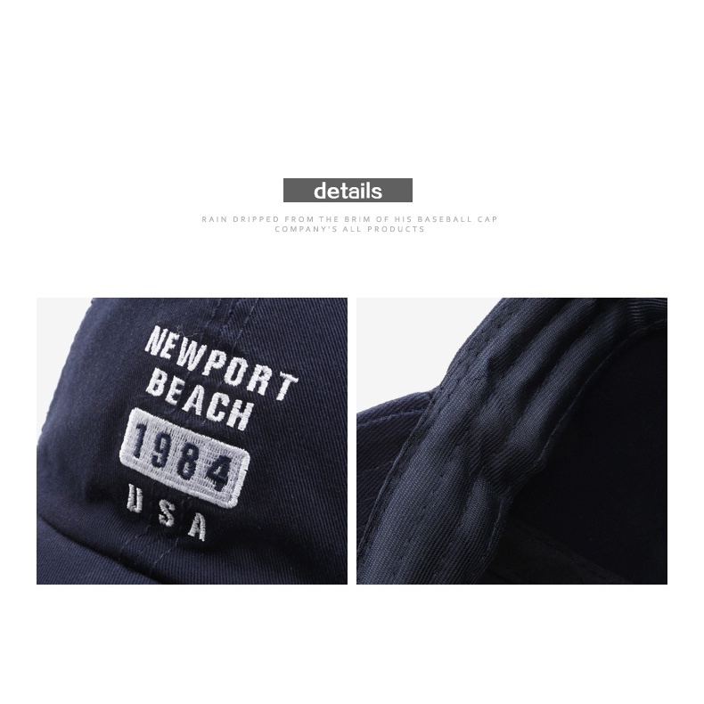 NEXTSTOPID-206 Topi baseball clip cakop besi bahan katun bordir 1984