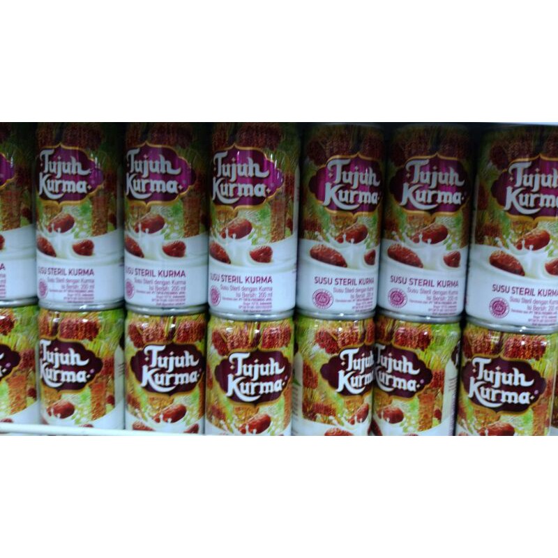 

SUSU KURMA / SUSU STERIL TUJUH KURMA 200 ml / SUSU KURMA / SUSU STERIL / TUJUH KURMA / SUSU SEHAT / SUSU ALMOND