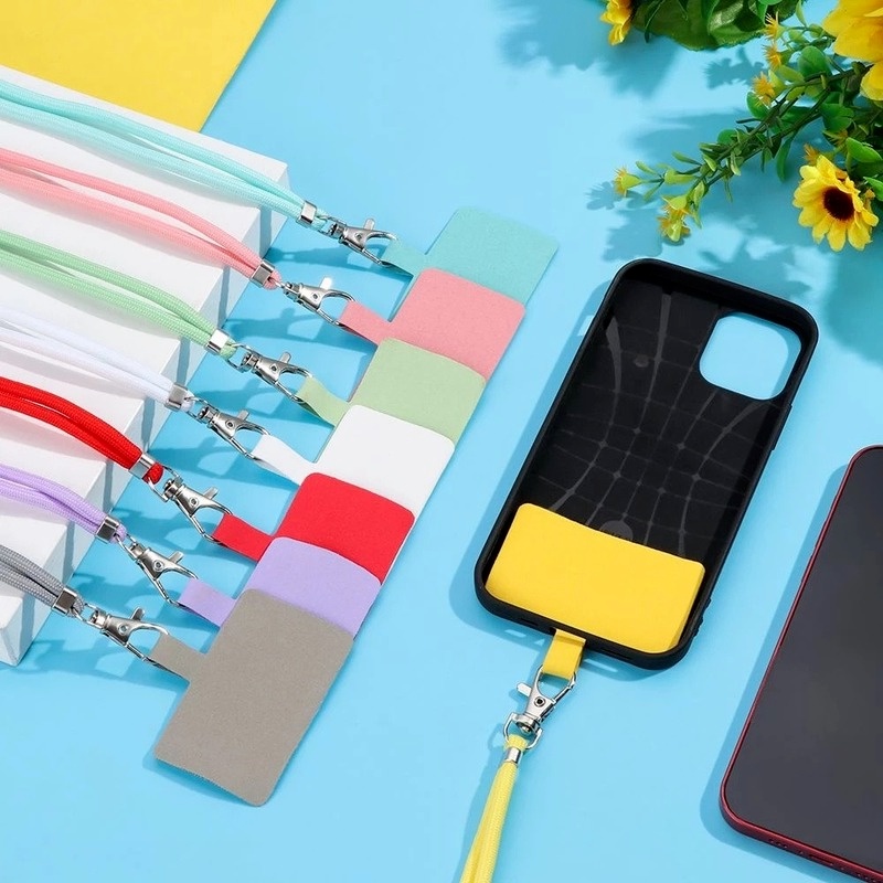 Tali Lanyard Holder Handphone Anti Hilang Warna-Warni