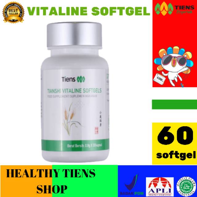 VITALINE SOFTGEL TIENS suplemen pemutih badan alami terbaik dari TIENS