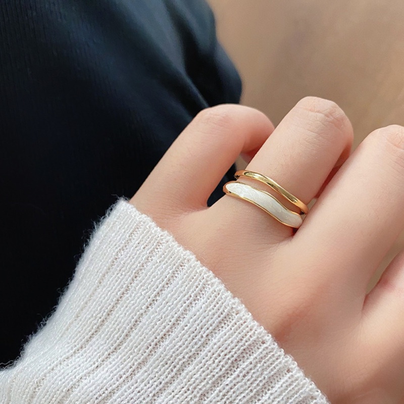 Cincin Model Terbuka Gaya Korea Untuk Aksesoris