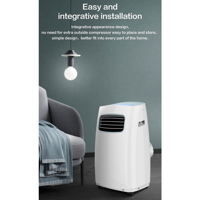 Midea AC Portable 1.5 PK MPF2-12CRN1 Self-Diagnosis &amp; Auto Protection