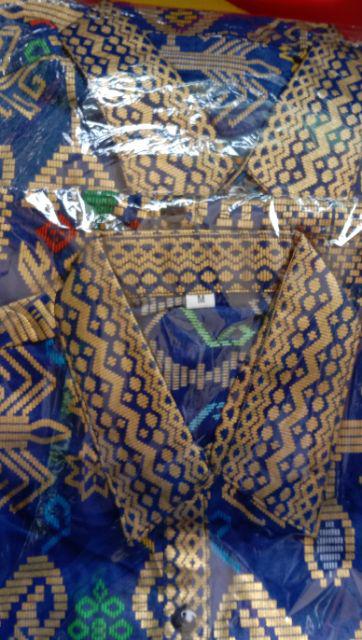 Batik Family Keluarga Rok N Blus Viona Kidang Biru