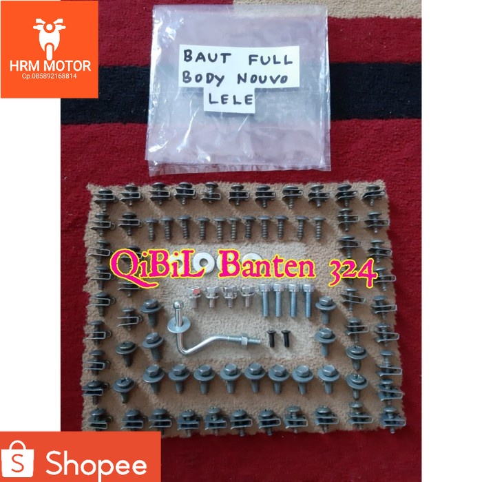 Baut Full Body set Lengkap Yamaha Nouvo Lele