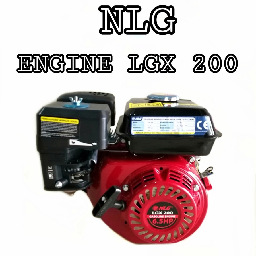 NLG MESIN GASOLINE ENGINE PENGGERAK SERBAGUNA 6.5HP NLG LGX200