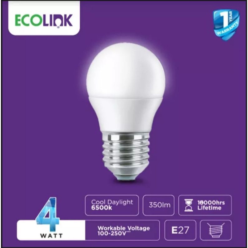 lampu LED ECOLink 4 Watt,ecolink 4 Watt,lampu ecolink 4 watt
