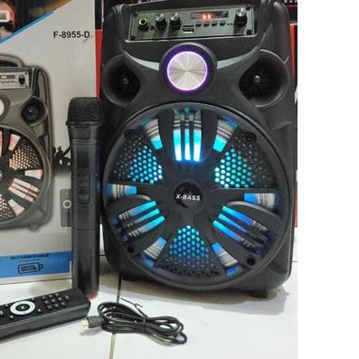 ➹ Speaker Bluetooth QS-7801 / 834 FLECO F-8606LED F-8608LED FLECO FL-8955C/D F-8803LED FREE MIC Spea