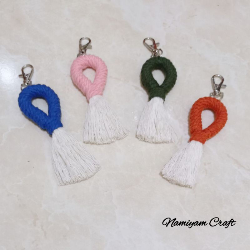 Mini Tassel Keychain | Gantungan Kunci Tassel Mini | Bagcharm