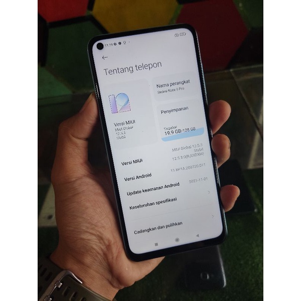 XIAOMI REDMI NOTE 9 PRO RAM 6 128 SEKEN SECOND BEKAS