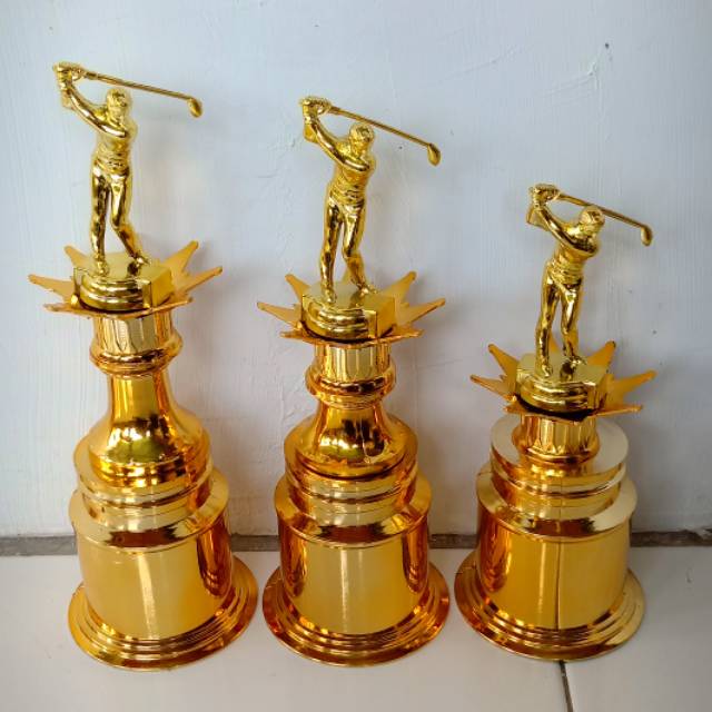 Piala patung golf set juara 123