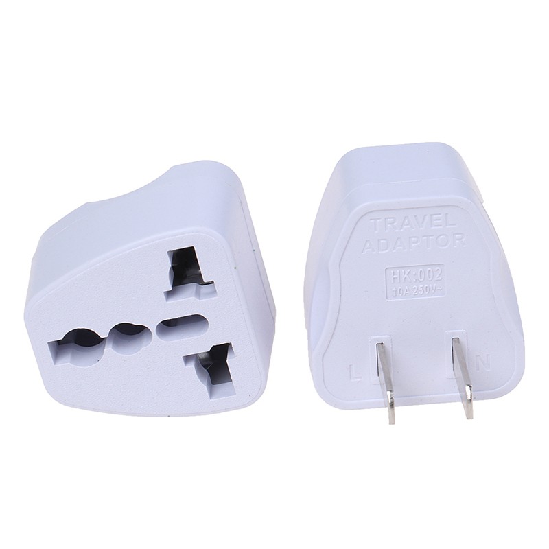 RSID Span-new Universal EU UK AU to US USA AC Travel Power Plug Adapter Outlet Converter Jelly