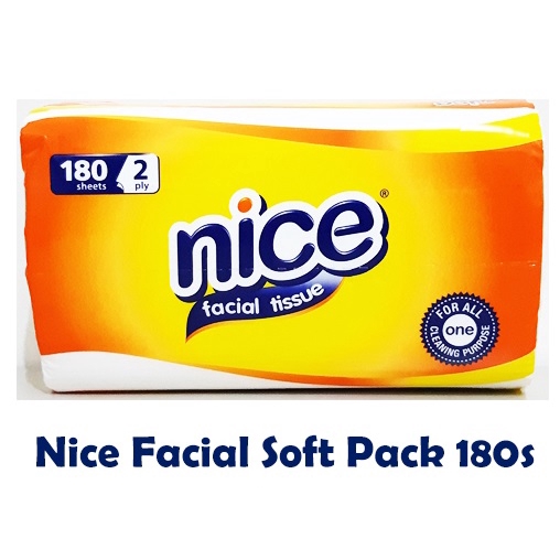 Tissue Nice FACIAL Soft Pack 180s - Tissue Wajah-1