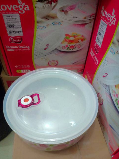 Rovega Vacuum Porcelain Food Container Rovega Uk XL | Bowl Mangkok Sup Keramik 150RND1XL