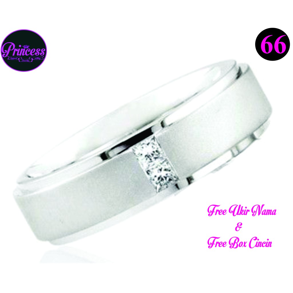 cincin kawin palladium cincin nikah palladium pria PJ66