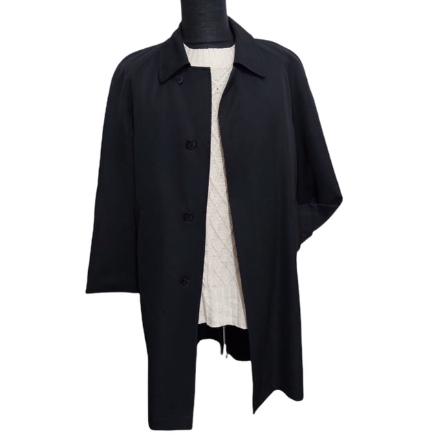 Preloved Long Coat Hitam Unisex