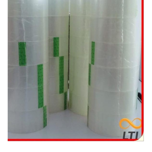 

★ MURAH Nachi Tape Lakban / Plakban / Isolasi Bening dan Coklat PER SLOP - bening ✤