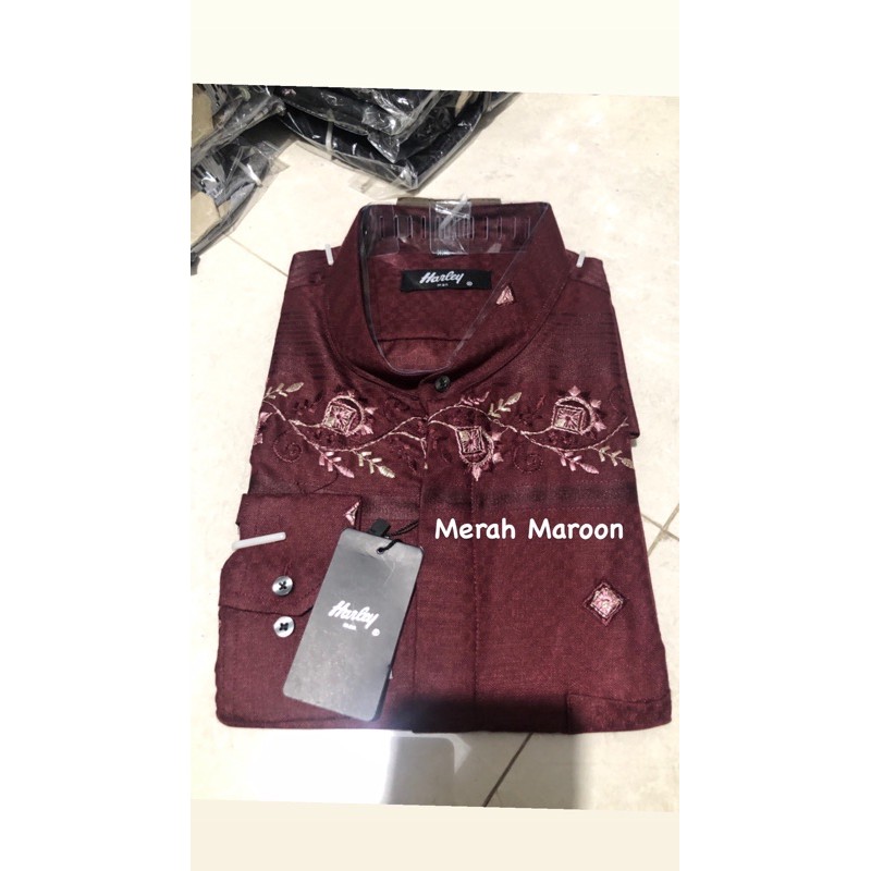 Kemeja Koko Harley Premium size XXL