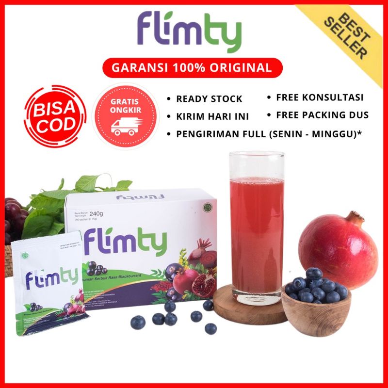 FLIMTY FIBER ORIGINAL 1 BOX 16 SACHET PELANGSING DIET OBAT BPOM HALAL FLYMTY FLIMTI PLIMTI FLIMITY SLIMTY PLIMTY