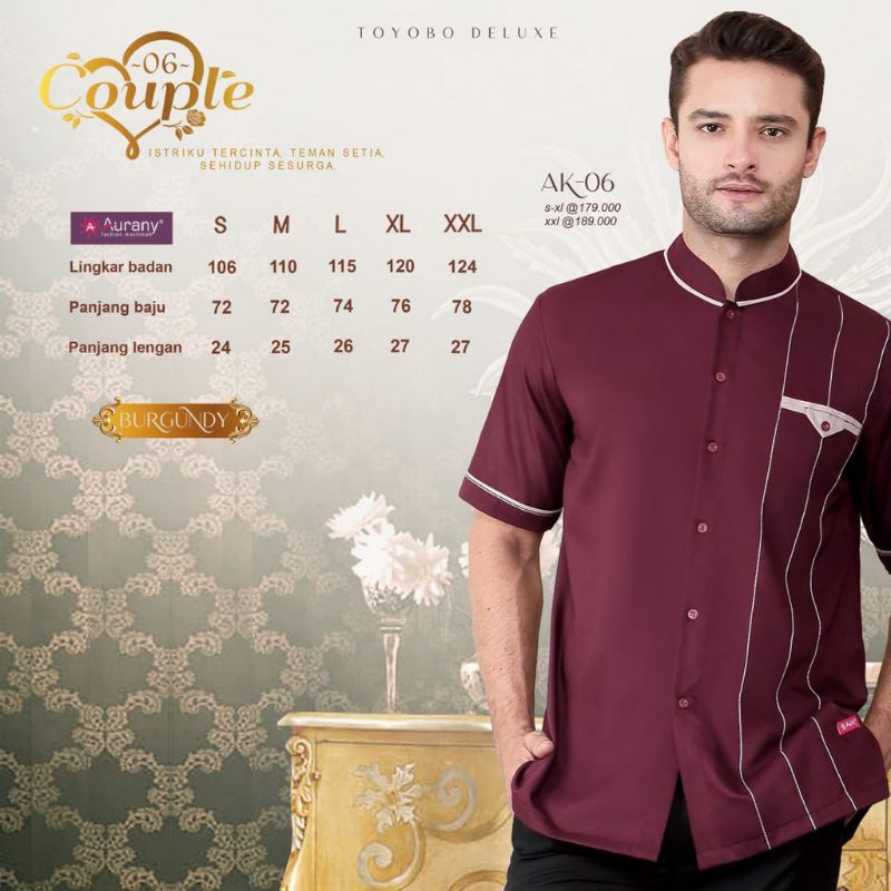 Aurany Couple Burgundy