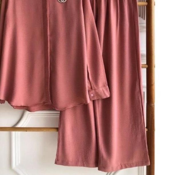 HANNAA SET // BALILA SET LD 110 CRINKLE PREMIUM / SETELAN BALILA / SETELAN POLOS / SETELAN KANCING T