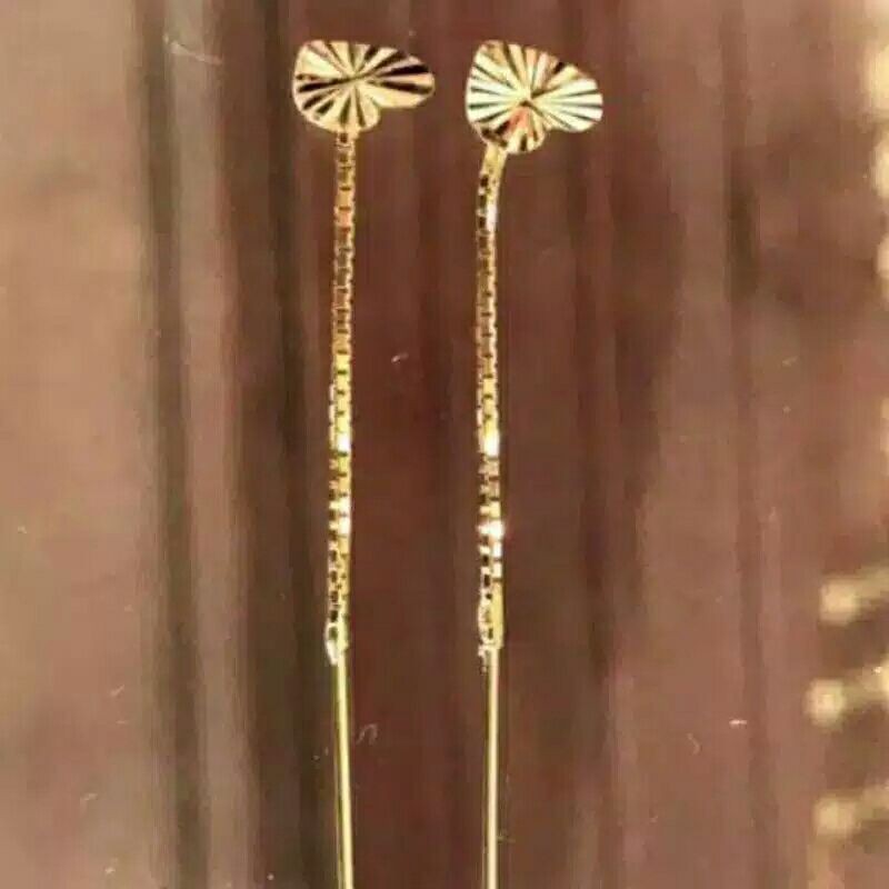 Anting paku model diana emas asli 700 anak dan dewasa