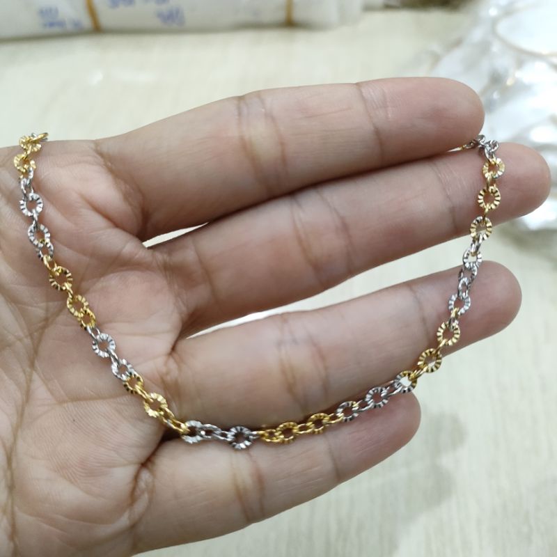 Gelang tangan Titanium rantai Nori G01105