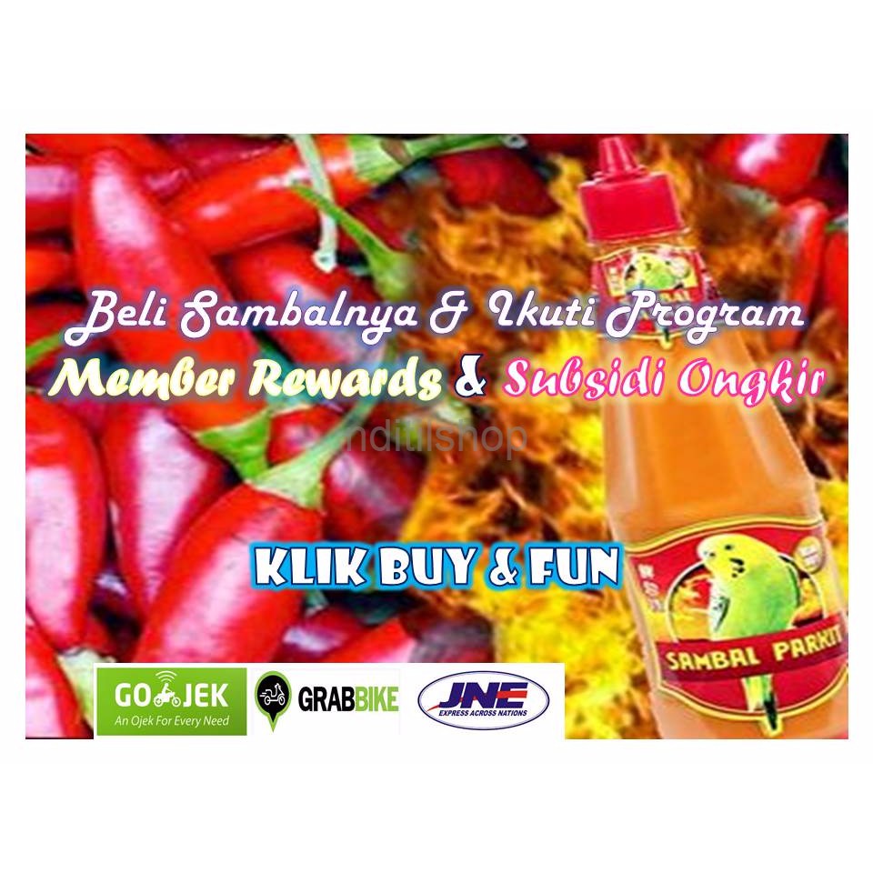 

Sambal Super Pedas Sambal Parkit 300 ml