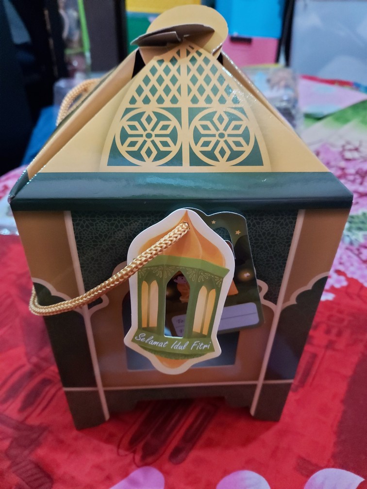 Box Toples Lebaran, Packaging Kue Kering, Dus Cookies Idul Fitri | Tb-lantern