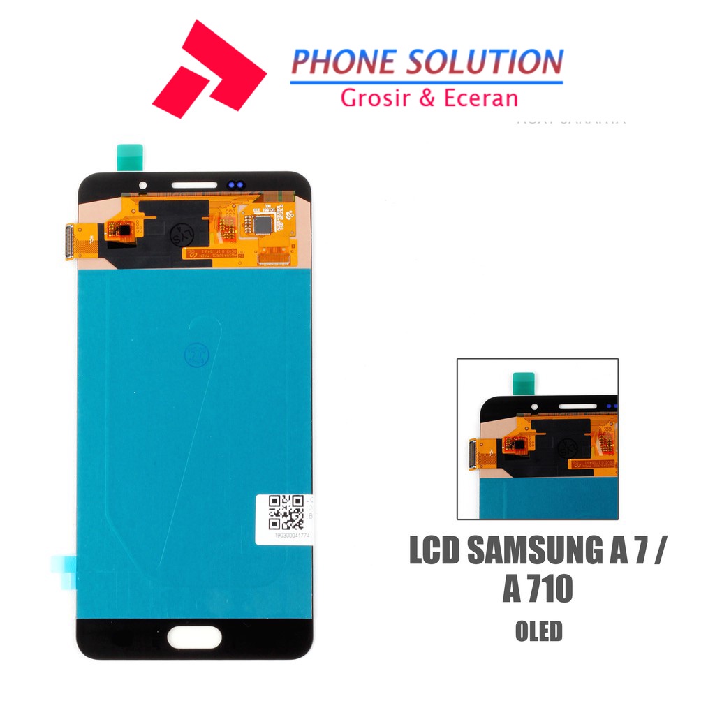 LCD Samsung A7 A710 2016 Versi 100% Original Fullset Touchscreen // Supplier LCD Samsung - Garansi 1 Bulan