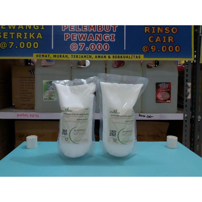 KRIM CREAM PIJAT URUT MASSAGE REFLEKSI SALON 1KG FLORAL - BPOM