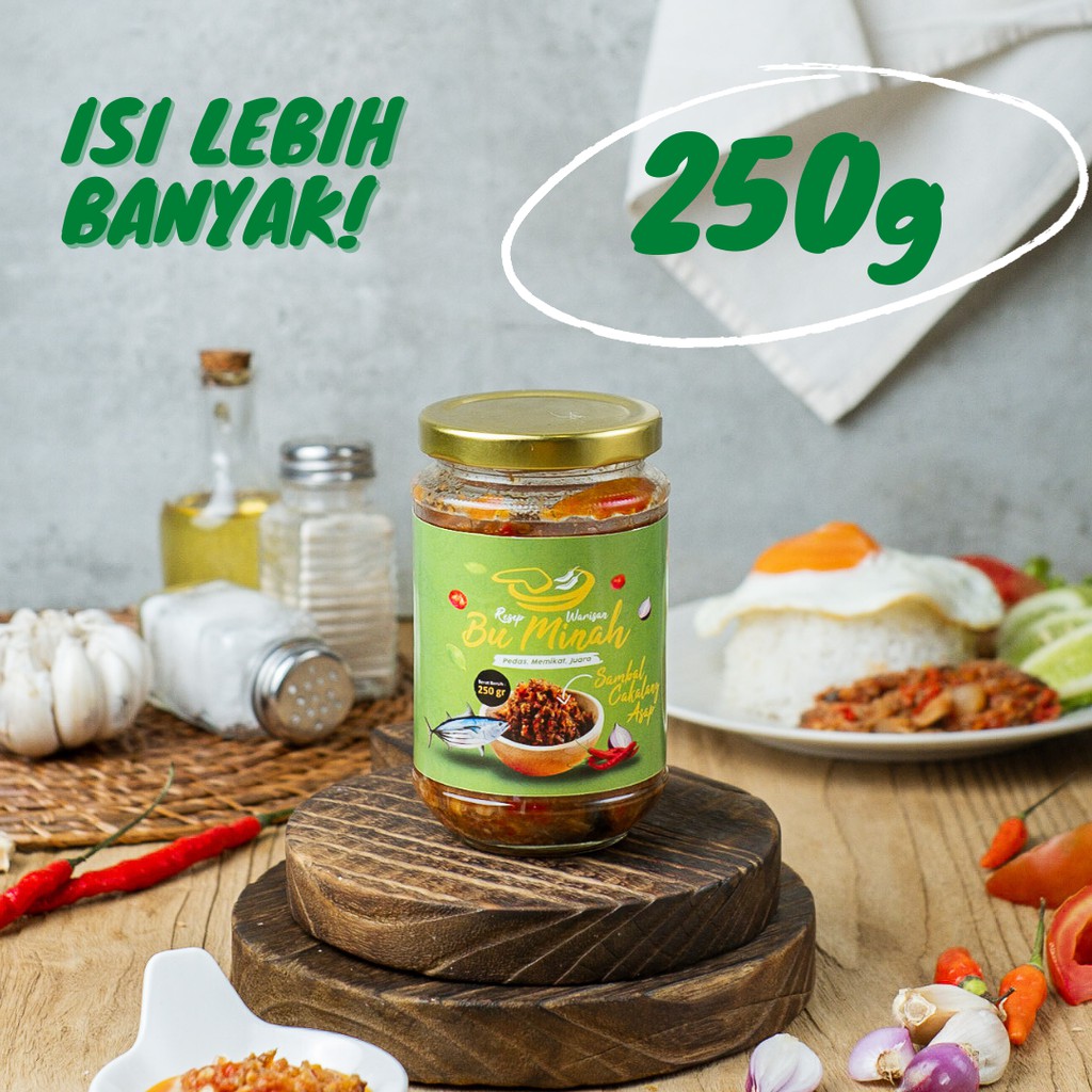 

SAMBAL CAKALANG ASAP - RESEP WARISAN BU MINAH 250G