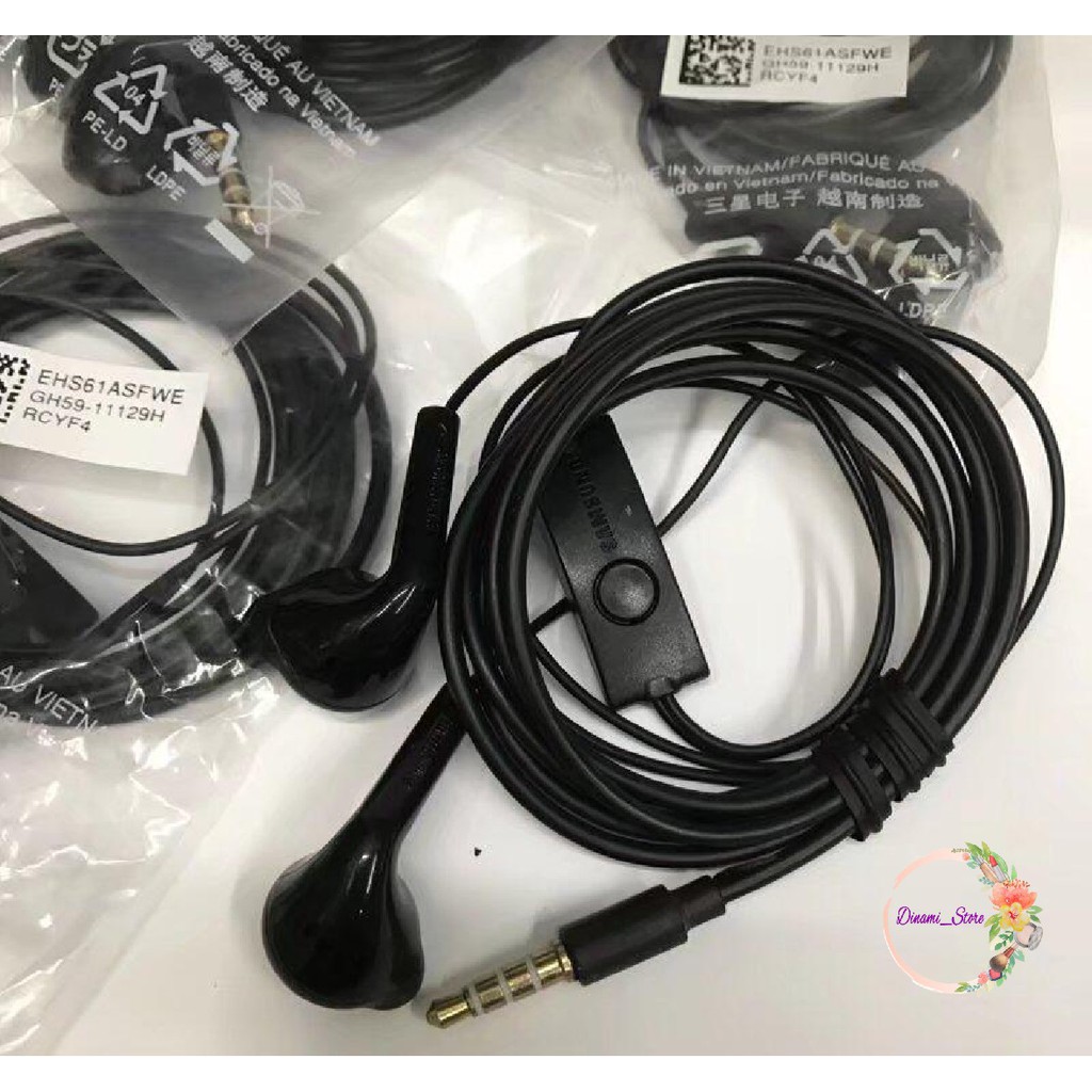 Headset Headsfree henset Hf Samsung J1ace , J2prime , J3 , J5 ,A10s , s5830 original VIETNAM DST1947