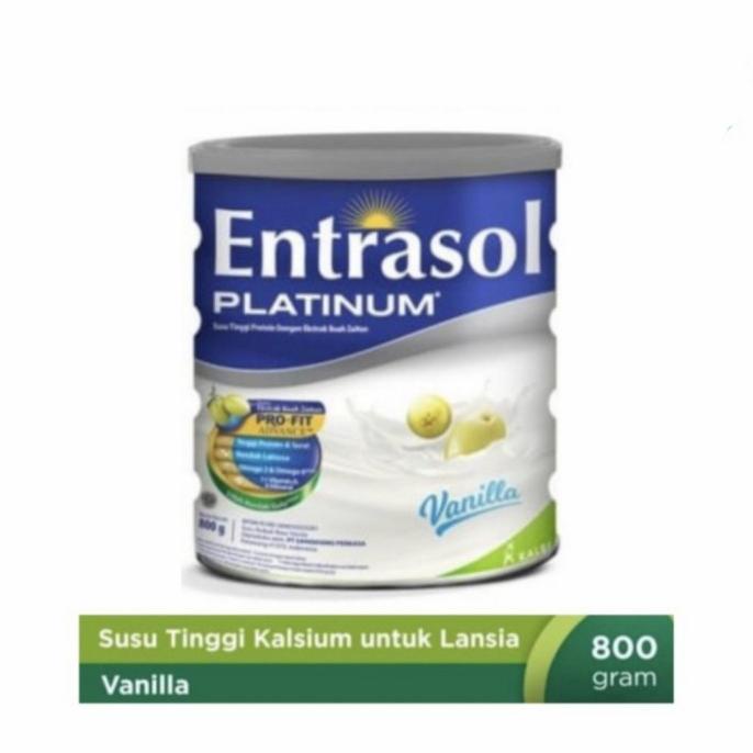 

[COD] Susu ENTRASOL PLATINUM Vanilla untuk Lansia [COD]