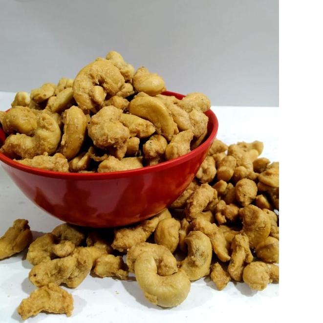 

Original Kacang Mede Tepung Crispy 1Kg - Crispy Cashew Nut 1000Gram 