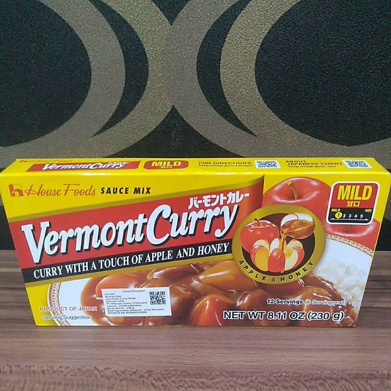 

House Vermont Curry Mild 230gr -Non Halal [Bumbu Kari instan Jepang]