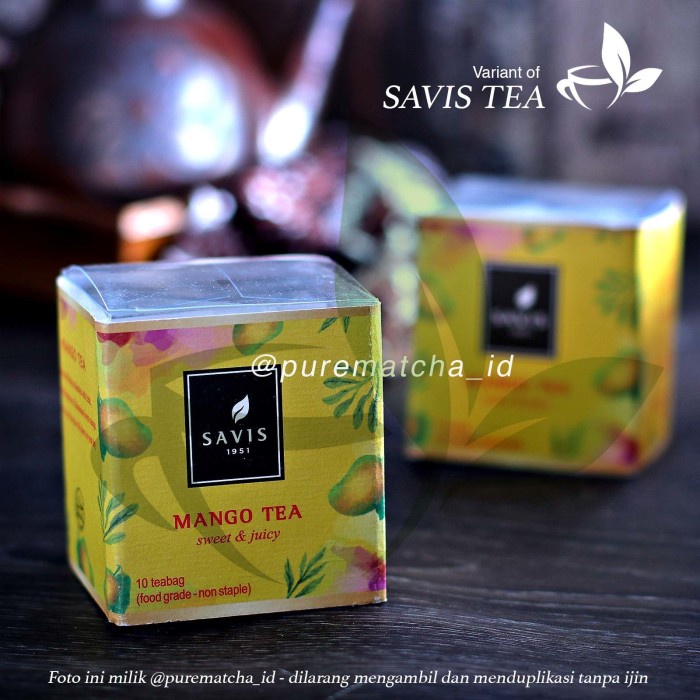 

TEH-DAUN- SAVIS TEA - PREMIUM MANGO TEA 1 TEABAG TEH CELUP MANGGA CAFE SAMPLE -DAUN-TEH.