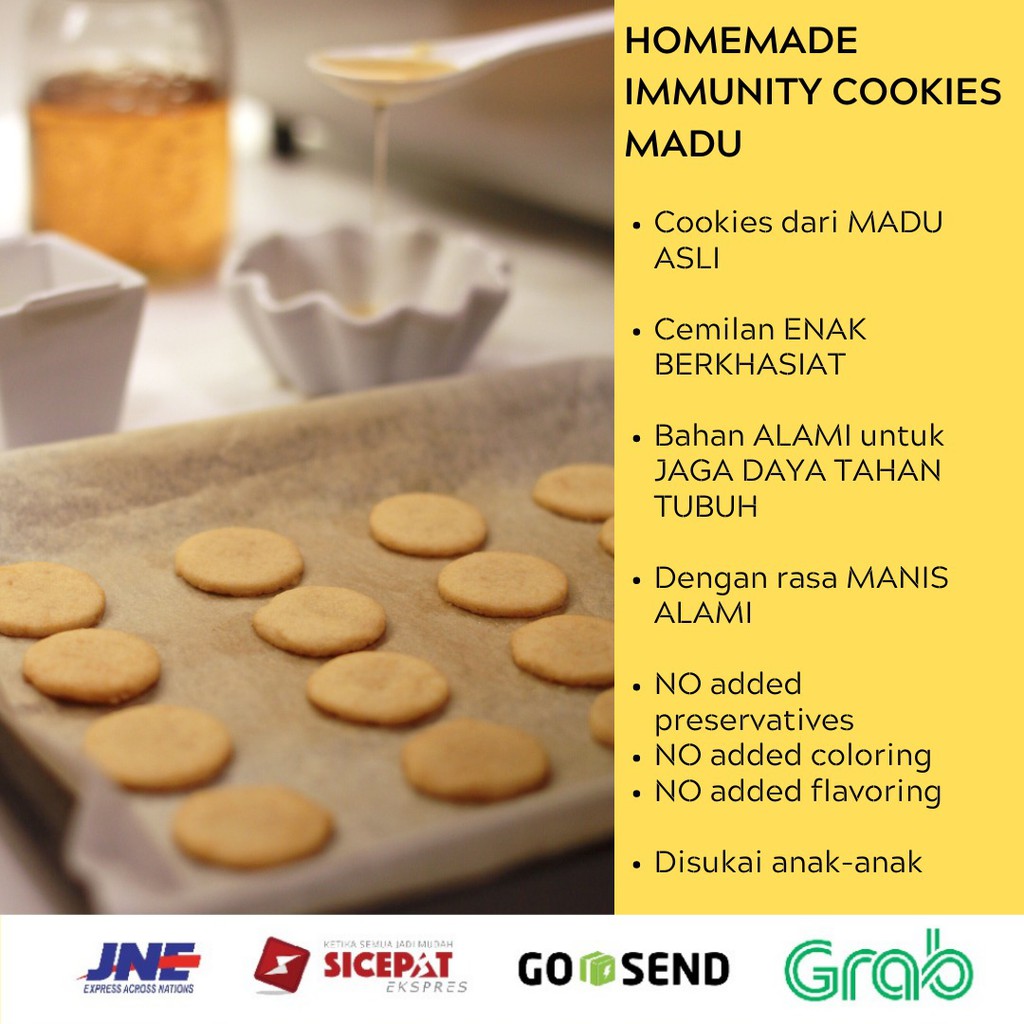  SEHANGAT  IMMUNITY COOKIES  MADU JAHE MERAH HONEY 