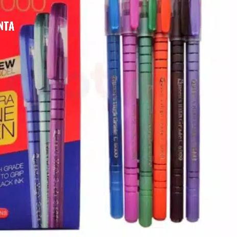

❂ Pulpen/Pen Faster Queen C6000 Lusinan - Hitam ♥