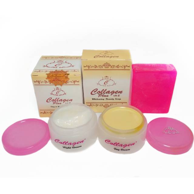 PAKET CREAM COLLAGEN ORIGINAL &amp; SABUN MALAYSIA