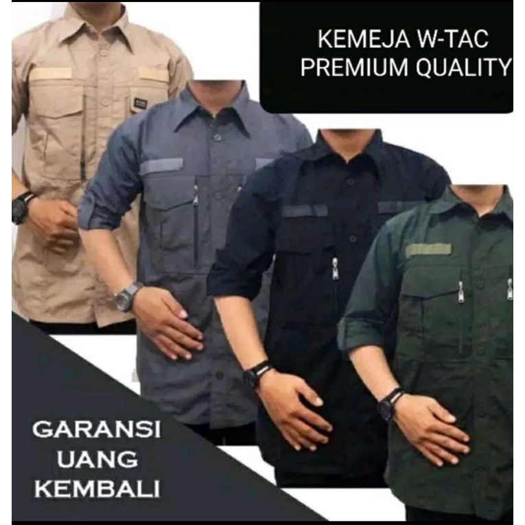 (COD)KEMEJA LAPANGAN W-TEC TACTICAL LENGAN PANJANG OUTDOR