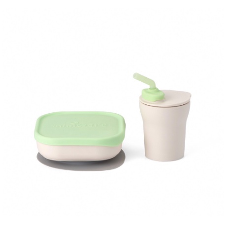 Miniware Sip &amp; Snack Set Peralatan Makan Mpasi