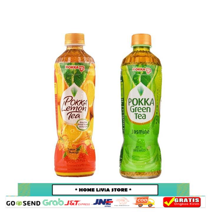 

Pokka Lemon Tea 450 mL + Pokka Jasmine Green Tea 450 mL