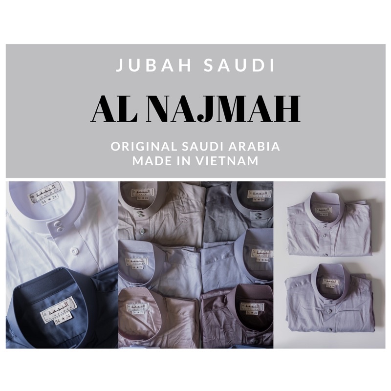 GAMIS JUBAH PRIA SAUDI AL NAJMAH ORIGINAL SAUDI