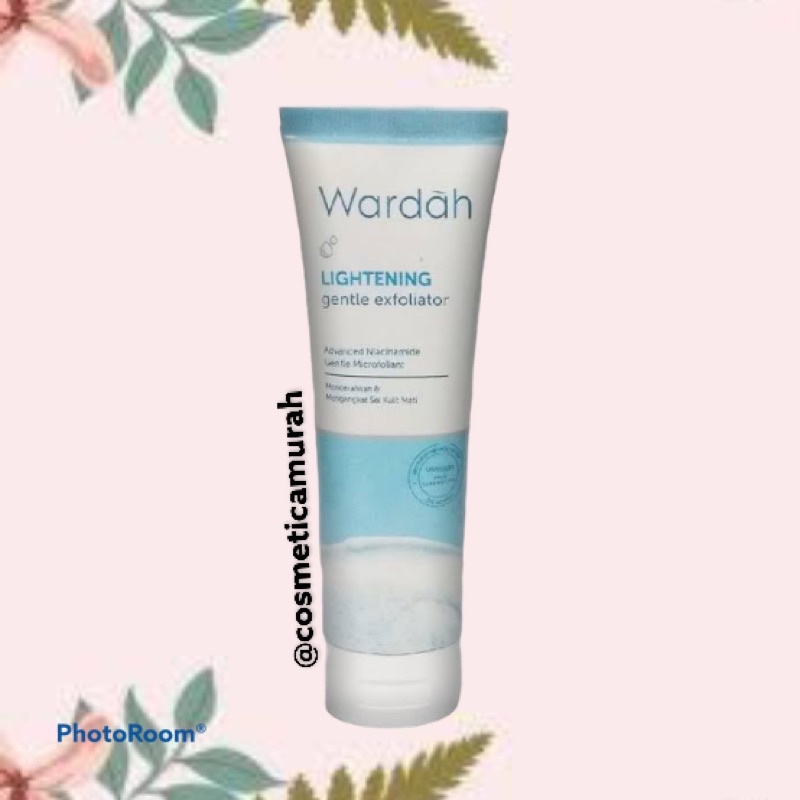 kemasan baru ! wardah gentle enfloator ( facial scrub ) Wardah lightening facial scrub 60 gr