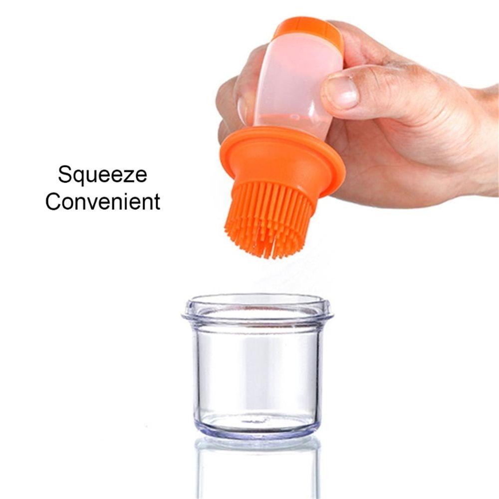 Solighter Botol Minyak Silikon Gadget Barbekyu Baking Pastry Brush