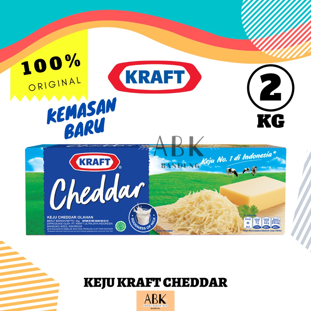 

KEJU KRAFT CHEDDAR CHEESE 2 KG