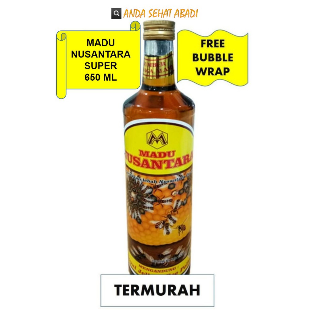 

madu super nusantara 650 ml / madu nusantara super 650 ml / madu murni